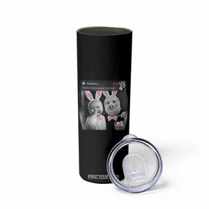 Funny Easter AI Baby with John Pork Meme Skinny Tumbler There Is Motion at Your Front Door Notification Humor TS02 Print Your Wear