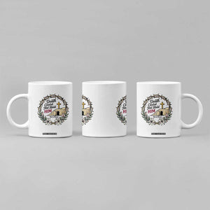 Death Could Not Hold Him Jesus Christian Easter Coffee Mug He Is Risen Faith Message TS02 Print Your Wear