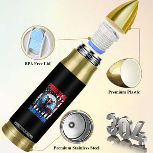 Patriotic Eagle Bullet Tumbler Proud To Be American US Pride 4th of July Flag TS02 Print Your Wear