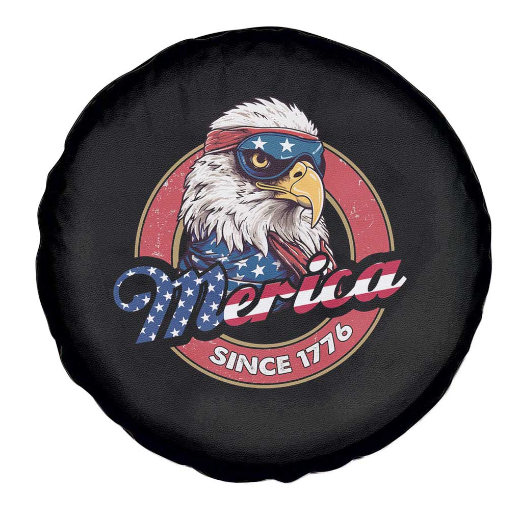 Patriotic American Eagle Spare Tire Cover Merica Since 1776 Freedom Tour 4th of July Independence Day TS02 Print Your Wear