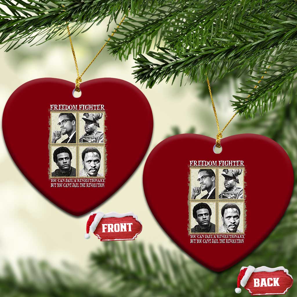 Freedom Fighters Heritage Ceramic Ornament Malcolm X Marcus Garvey Huey P Newton Steve Biko Revolution TS02 Print Your Wear