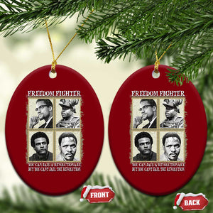 Freedom Fighters Heritage Ceramic Ornament Malcolm X Marcus Garvey Huey P Newton Steve Biko Revolution TS02 Print Your Wear