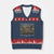 Harlem Hellfighters 1919 WWII Heroes V-Neck Knit Sweater Vest Cross of War Medal Tribute African American Black History TS02 Navy Red Print Your Wear