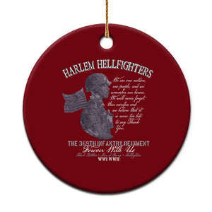 Harlem Hellfighters Tribute Ceramic Ornament 369th Infantry Regiment Military Soldiers Vintage TS02 1pc Red Print Your Wear