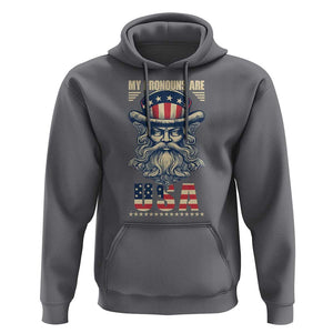Uncle Sam Hoodie My Pronouns Are USA TS02 Charcoal Print Your Wear