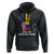 Colombian American Hoodie Yes I'm Both Of Them Flags Hand TS02 Black Print Your Wear