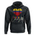 Colombia Pride Hoodie En Mi Coragon Colombian Flag Heart TS02 Black Print Your Wear