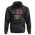 Colombian American Hoodie American Grown with Colombian Roots TS02 Black Print Your Wear