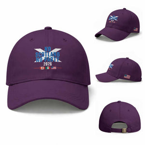 No Scotland No Party 2026 Saltire Flag Baseball Cap Game Day Soccer Fans Football Tournament