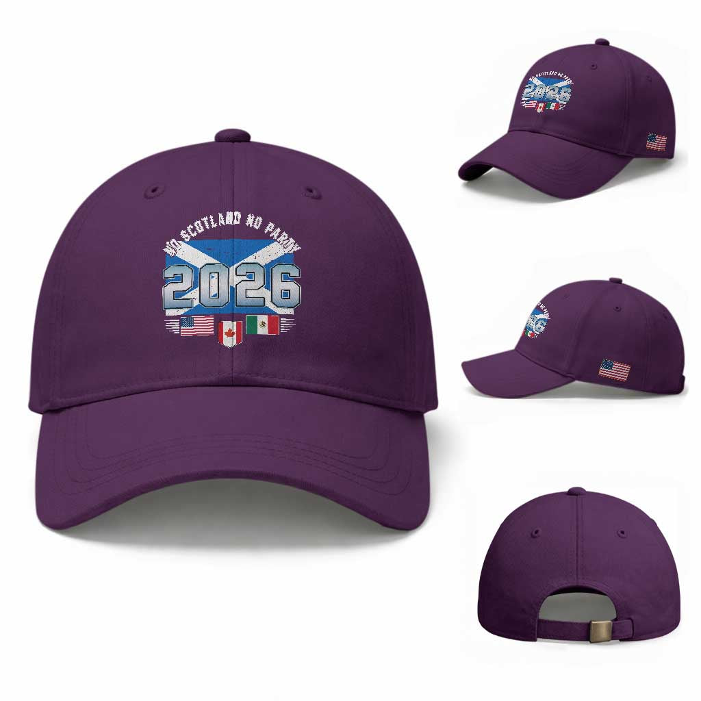 No Scotland No Party 2026 North American Football Tournament Baseball Cap Game Day Soccer Fans