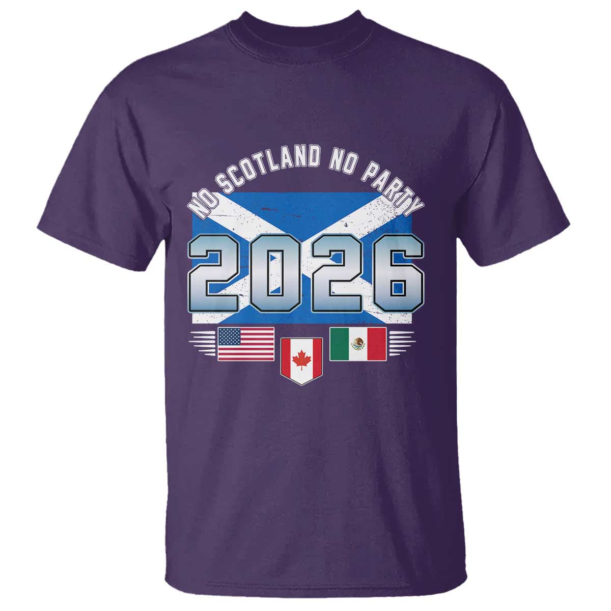 No Scotland No Party 2026 North American Football Tournament T Shirt Game Day Soccer Fans