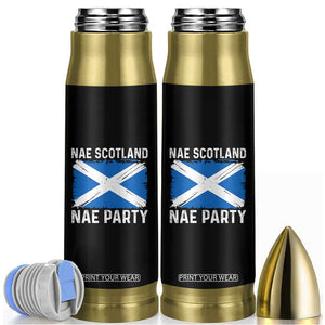 Nae Scotland Nae Party Saltire Flag Bullet Tumbler Vintage Scottish Accent Soccer Fans Football Tournament