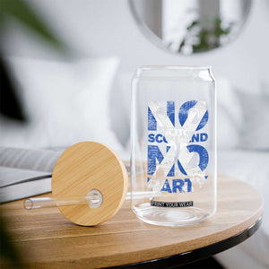 No Scotland No Party Saltire Flag Glass Can Football Fans Soccer Tournament Sports Lover