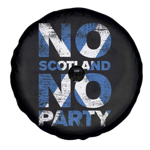 No Scotland No Party Saltire Flag Spare Tire Cover Football Fans Soccer Tournament Sports Lover