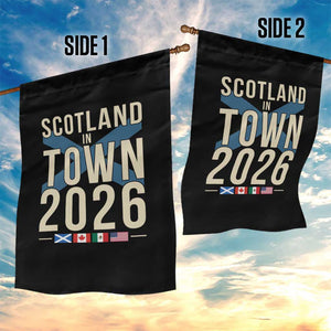 Scotland in Town 2026 Football Fans Garden Flag Soccer Tournament North American Sports Lovers TS02 Print Your Wear