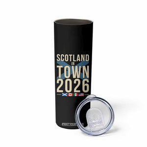Scotland in Town 2026 Football Fans Skinny Tumbler Soccer Tournament North American Sports Lovers TS02 Print Your Wear