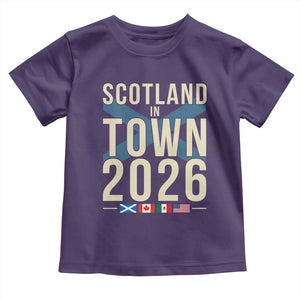 Scotland in Town 2026 Football Fans Toddler T Shirt Soccer Tournament North American Sports Lovers