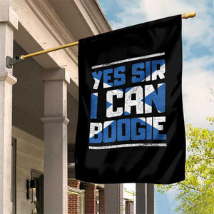 Funny Scottish Anthem Fan Saltire Flag Garden Flag Yes Sir I Can Boogie Sports Style Scotland Football Supporters