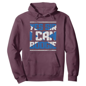Funny Scottish Anthem Fan Saltire Flag Hoodie Yes Sir I Can Boogie Sports Style Scotland Football Supporters