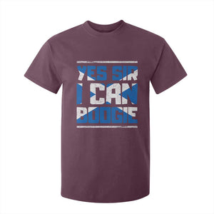 Funny Scottish Anthem Fan Saltire Flag T Shirt For Kid Yes Sir I Can Boogie Sports Style Scotland Football Supporters