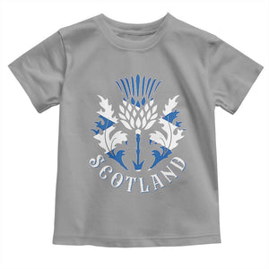 Scotland Thistle Floral Emblem Toddler T Shirt Stylized Gothic Heraldry Scottish Heritage Pride