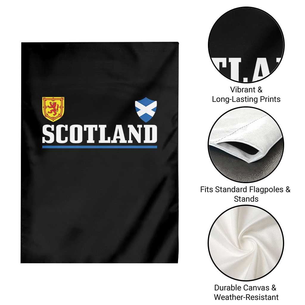 Scotland Dual Crest Lion Rampant Shield Saltire Flag Garden Flag Football Fans Match Day