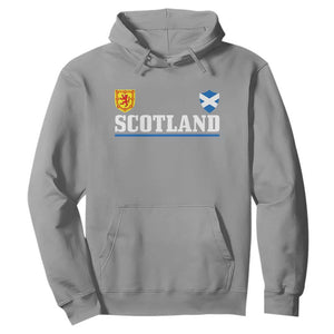 Scotland Dual Crest Lion Rampant Shield Saltire Flag Hoodie Football Fans Match Day