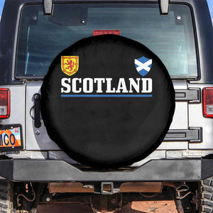 Scotland Dual Crest Lion Rampant Shield Saltire Flag Spare Tire Cover Football Fans Match Day