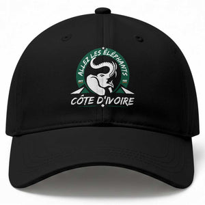 Allez Les Elephants Cote d'Ivoire Soccer Fan Baseball Cap Ivory Coast Pride Football Lovers