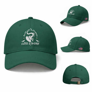 Allez Les Elephants Cote d'Ivoire Soccer Fan Baseball Cap Ivory Coast Pride Football Lovers