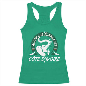 Allez Les Elephants Cote d'Ivoire Soccer Fan Racerback Tank Top Ivory Coast Pride Football Lovers
