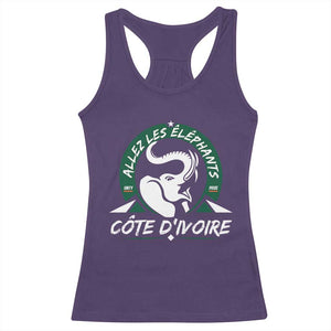 Allez Les Elephants Cote d'Ivoire Soccer Fan Racerback Tank Top Ivory Coast Pride Football Lovers
