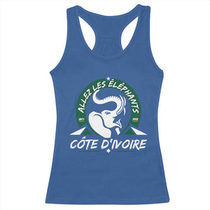 Allez Les Elephants Cote d'Ivoire Soccer Fan Racerback Tank Top Ivory Coast Pride Football Lovers