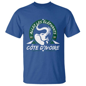 Allez Les Elephants Cote d'Ivoire Soccer Fan T Shirt Ivory Coast Pride Football Lovers