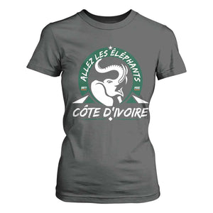 Allez Les Elephants Cote d'Ivoire Soccer Fan T Shirt For Women Ivory Coast Pride Football Lovers