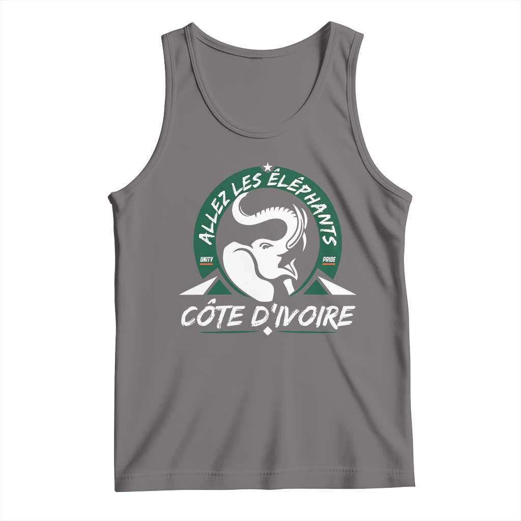 Allez Les Elephants Cote d'Ivoire Soccer Fan Tank Top Ivory Coast Pride Football Lovers