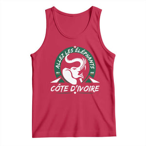 Allez Les Elephants Cote d'Ivoire Soccer Fan Tank Top Ivory Coast Pride Football Lovers