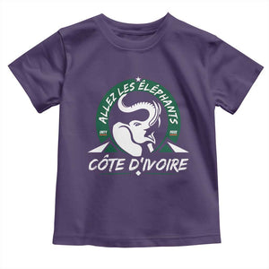 Allez Les Elephants Cote d'Ivoire Soccer Fan Toddler T Shirt Ivory Coast Pride Football Lovers