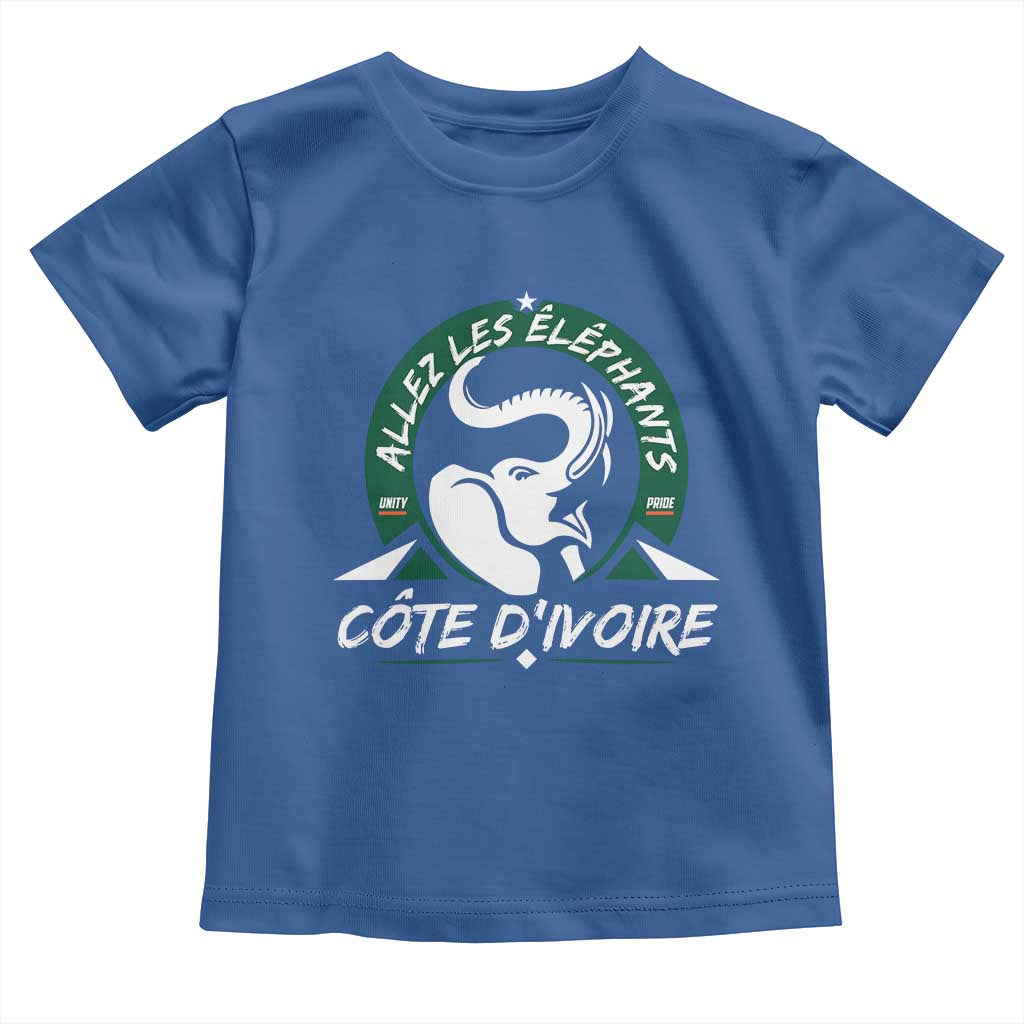 Allez Les Elephants Cote d'Ivoire Soccer Fan Toddler T Shirt Ivory Coast Pride Football Lovers