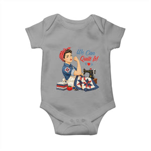Funny Rosie We Can Quilt It Baby Onesie Quilting Sewing Crafty Joke