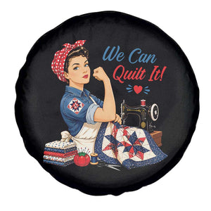 Funny Rosie We Can Quilt It Spare Tire Cover Quilting Sewing Crafty Joke