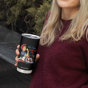 Funny Rosie We Can Quilt It Tumbler Cup Quilting Sewing Crafty Joke