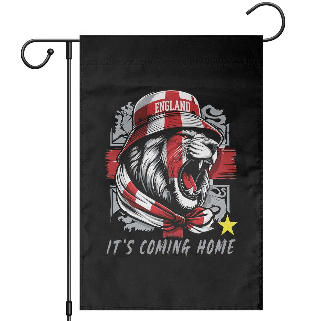 Roaring Lions England Football Pride Garden Flag Retro Patriotic Soccer British Football Fans