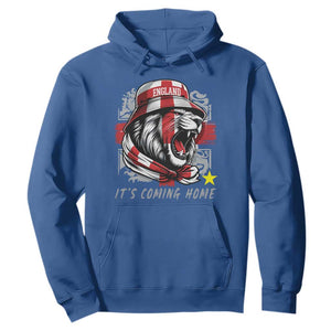 Roaring Lions England Football Pride Hoodie Retro Patriotic Soccer British Football Fans