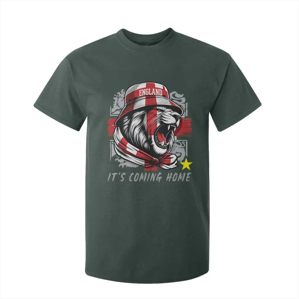 Roaring Lions England Football Pride T Shirt For Kid Retro Patriotic Soccer British Football Fans