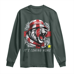 Roaring Lions England Football Pride Long Sleeve Shirt Retro Patriotic Soccer British Football Fans