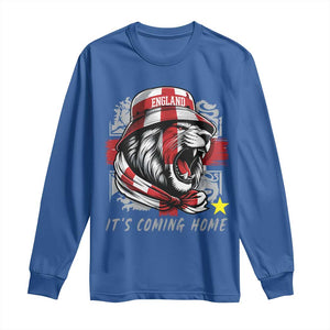 Roaring Lions England Football Pride Long Sleeve Shirt Retro Patriotic Soccer British Football Fans