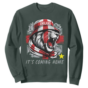 Roaring Lions England Football Pride Sweatshirt Retro Patriotic Soccer British Football Fans