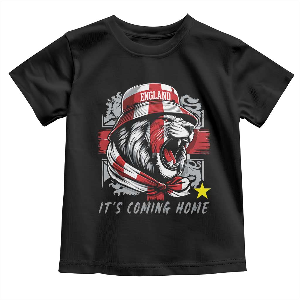 Roaring Lions England Football Pride Toddler T Shirt Retro Patriotic Soccer British Football Fans