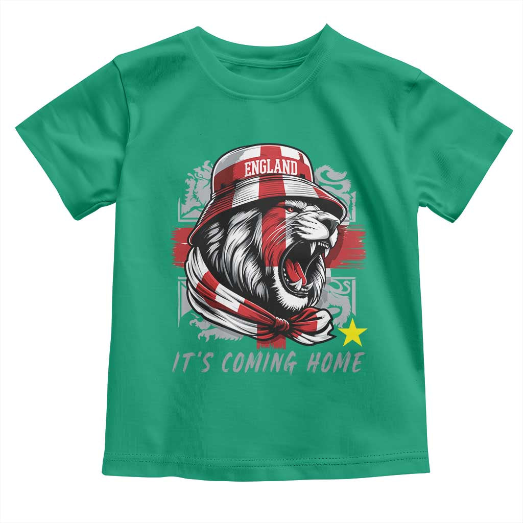 Roaring Lions England Football Pride Toddler T Shirt Retro Patriotic Soccer British Football Fans